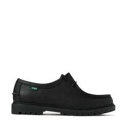 Polo Ralph Lauren Jett Lug-Sole Leather Moc-Toe Shoe Black - Parasol Store