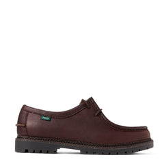 Polo Ralph Lauren Jett Lug-Sole Leather Moc-Toe Shoe Dark Brown - Parasol Store