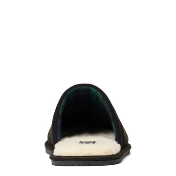 Polo Ralph Lauren Klarence Microsuede Scuff Slipper Blackwatch / Cream Pp
