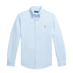 Polo Ralph Lauren Knit Oxford Shirt Chambray Blue