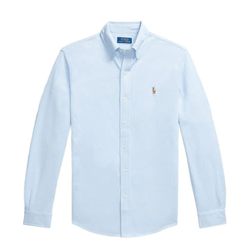 Polo Ralph Lauren Knit Oxford Shirt Chambray Blue