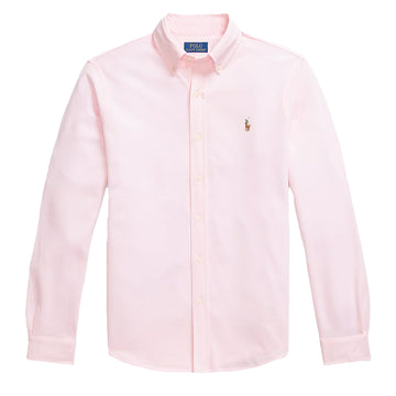 Polo Ralph Lauren Knit Oxford Shirt Garden Pink - Parasol Store
