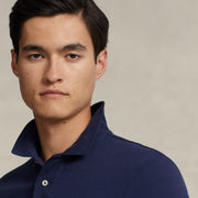 Polo Ralph Lauren L/S Custom Slim Fit Polo Shirt Newport Navy - Parasol Store