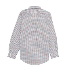 Polo Ralph Lauren L/S Grid Pattern Cotton Shirt White / Wine Multi