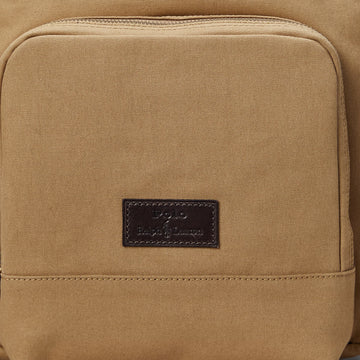 Polo Ralph Lauren Leather Trim Canvas Backpack Montana Khaki