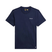 Polo Ralph Lauren Logo Cotton Jersey Sleep Shirt Cruise Navy Polo Tee - Parasol Store