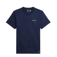 Polo Ralph Lauren Logo Cotton Jersey Sleep Shirt Cruise Navy Polo Tee - Parasol Store