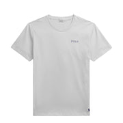 Polo Ralph Lauren Logo Cotton Jersey Sleep Shirt White Polo Tee - Parasol Store