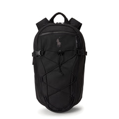 Polo Ralph Lauren Logo Trim Backpack Black