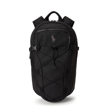 Polo Ralph Lauren Logo Trim Backpack Black