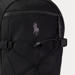 Polo Ralph Lauren Logo Trim Backpack Black