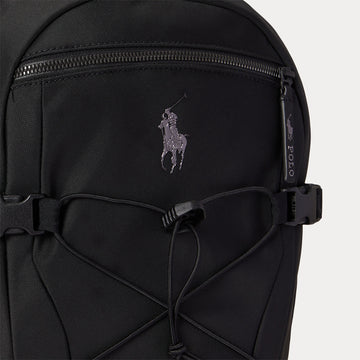 Polo Ralph Lauren Logo Trim Backpack Black