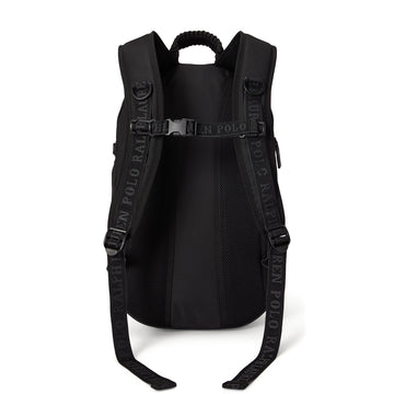 Polo Ralph Lauren Logo Trim Backpack Black
