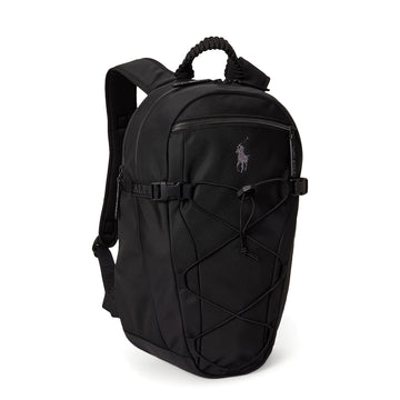 Polo Ralph Lauren Logo Trim Backpack Black
