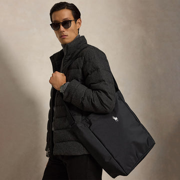 Polo Ralph Lauren Logo Trim Shopper Tote Bag Black