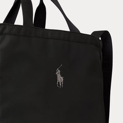 Polo Ralph Lauren Logo Trim Shopper Tote Bag Black