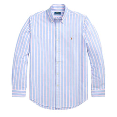Polo Ralph Lauren Long Sleeve Sport Shirt Custom Blue / Pink - Parasol Store
