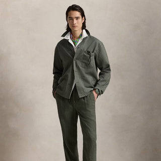 Polo Ralph Lauren Long Sleeve Sport Shirt New Olive - Parasol Store