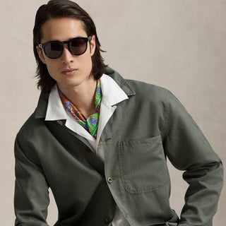 Polo Ralph Lauren Long Sleeve Sport Shirt New Olive - Parasol Store