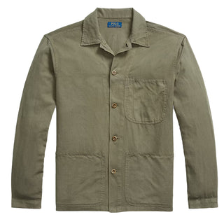 Polo Ralph Lauren Long Sleeve Sport Shirt New Olive - Parasol Store