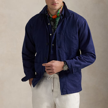 Polo Ralph Lauren Long Sleeve Sport Shirt Newport Navy - Parasol Store