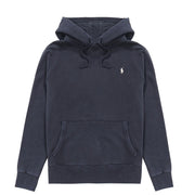 Polo Ralph Lauren Loopback Fleece Hoodie Faded Black Canvas - Parasol Store