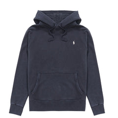 Polo Ralph Lauren Loopback Fleece Hoodie Faded Black Canvas - Parasol Store
