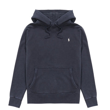 Polo Ralph Lauren Loopback Fleece Hoodie Faded Black Canvas - Parasol Store