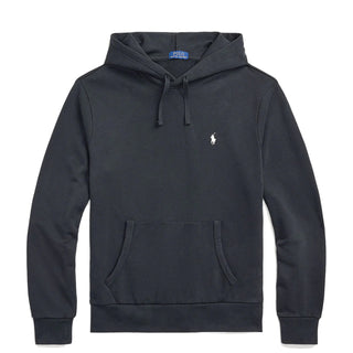 Polo Ralph Lauren Loopback Fleece Hoodie Polo Black - Parasol Store