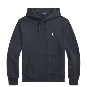 Polo Ralph Lauren Loopback Fleece Hoodie Polo Black - Parasol Store