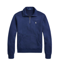 Polo Ralph Lauren Loopback Fleece Quarter-Zip Sweatshirt Cruise Navy