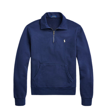 Polo Ralph Lauren Loopback Fleece Quarter-Zip Sweatshirt Cruise Navy