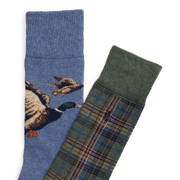 Polo Ralph Lauren Mallard Cotton Crew Sock 2-Pack Multi