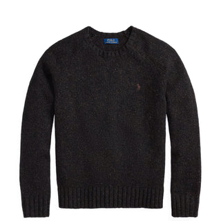 Polo Ralph Lauren Marled Wool-Blend Sweater Charcoal Marl