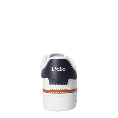 Polo Ralph Lauren Masters Court Leather Trainer White / Navy