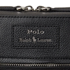 Polo Ralph Lauren Pebbled Leather Crossbody Bag Black