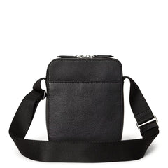 Polo Ralph Lauren Pebbled Leather Crossbody Bag Black