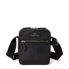 Polo Ralph Lauren Pebbled Leather Crossbody Bag Black