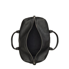 Polo Ralph Lauren Pebbled Leather Duffel Bag Black
