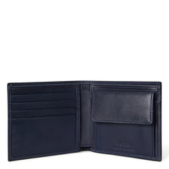 Polo Ralph Lauren Polo Bear Leather Billfold Coin Wallet Newport Navy