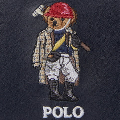 Polo Ralph Lauren Polo Bear Leather Card Case Newport Navy
