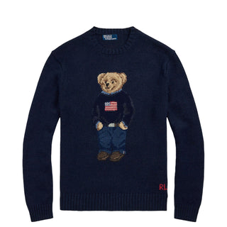 Polo Ralph Lauren Polo Bear Sweater Navy - Parasol Store