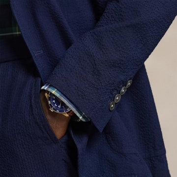 Polo Ralph Lauren Polo Soft Modern - Fit Seersucker Jacket Indigo