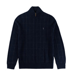 Polo Ralph Lauren Quarter-Zip Sweater Navy Combo - Parasol Store