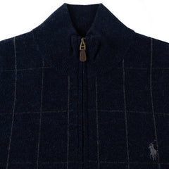 Polo Ralph Lauren Quarter-Zip Sweater Navy Combo - Parasol Store