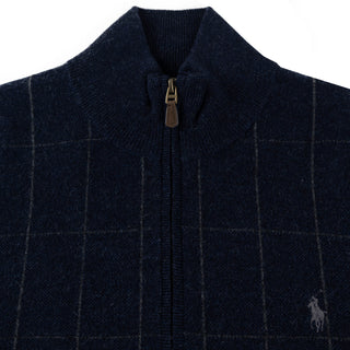 Polo Ralph Lauren Quarter-Zip Sweater Navy Combo