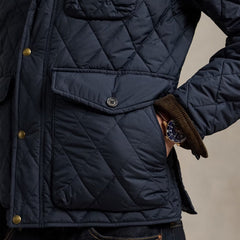 Polo Ralph Lauren Quilted Beaton Field Jacket College Navy - Parasol Store