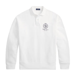 Polo Ralph Lauren Relaxed Fit Fleece Graphic Sweatshirt White - Parasol Store