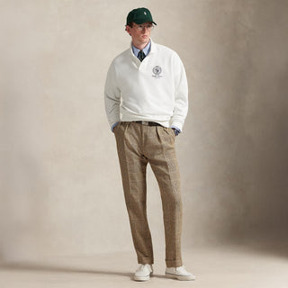 Polo Ralph Lauren Relaxed Fit Fleece Graphic Sweatshirt White - Parasol Store