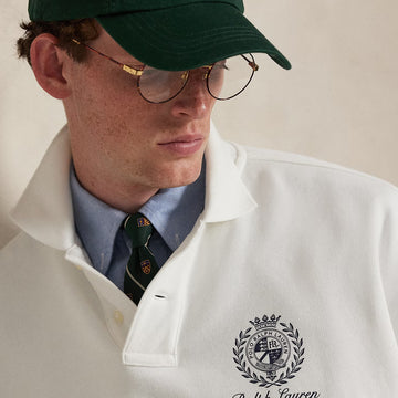 Polo Ralph Lauren Relaxed Fit Fleece Graphic Sweatshirt White - Parasol Store